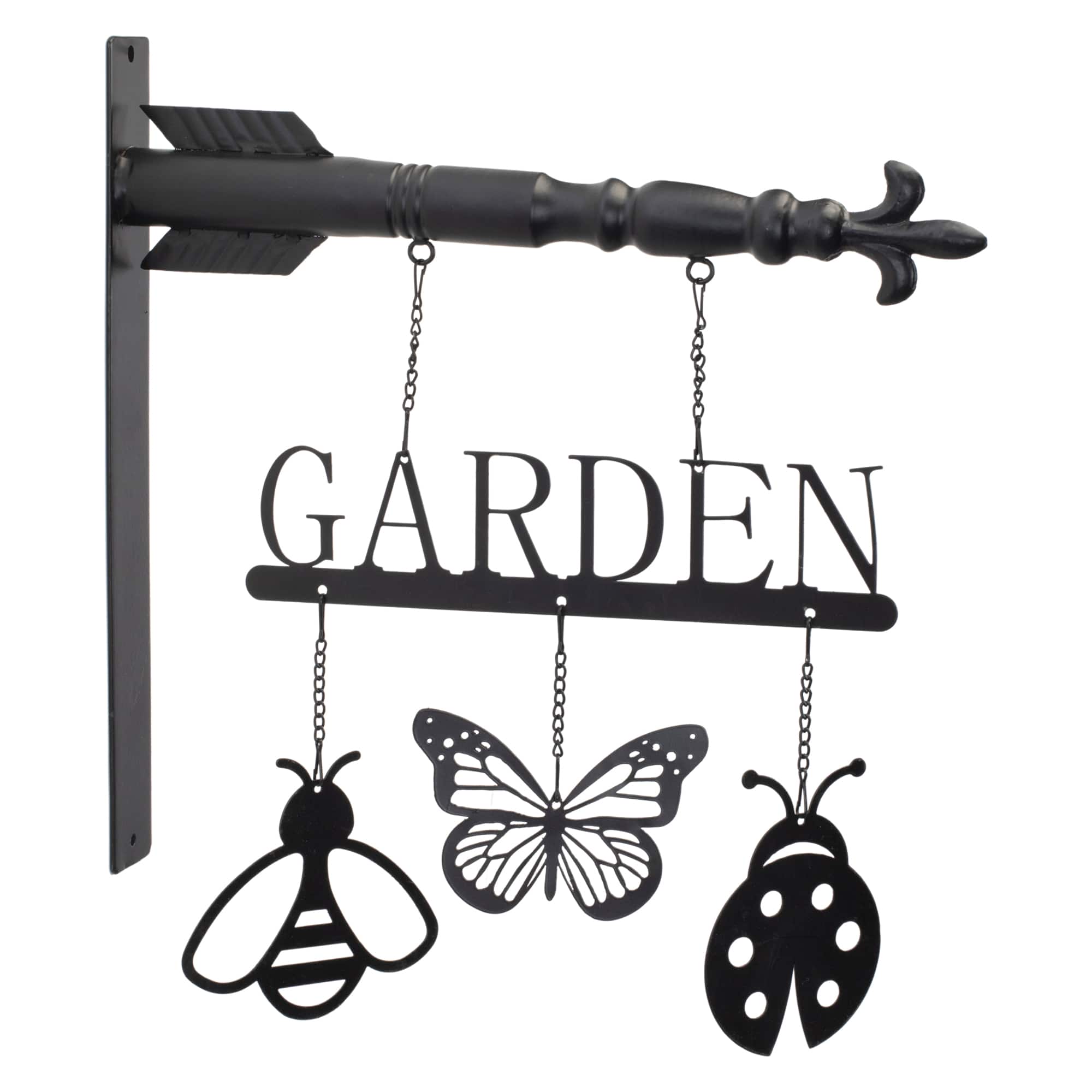 15.5" Butterfly Insect Garden Sign